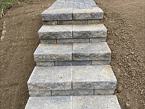 Versa-Lok block steps and matching caps